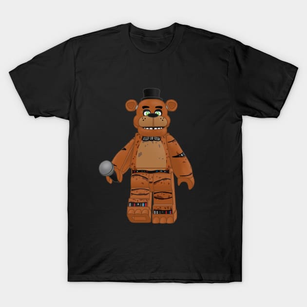 Lego Freddy Fazbear T-Shirt by ovofigures